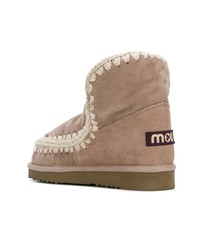 Светло-коричневые угги от Mou