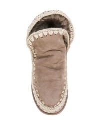 Светло-коричневые угги от Mou