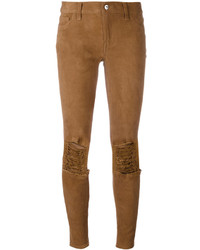 Светло-коричневые узкие брюки от Ash