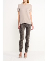 Светло-коричневые узкие брюки от Gas