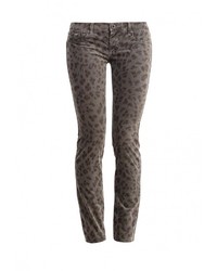 Светло-коричневые узкие брюки от Gas