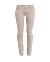 Светло-коричневые узкие брюки от Gas