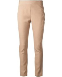 Светло-коричневые узкие брюки от Givenchy