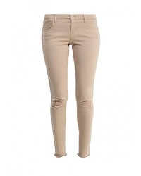 Светло-коричневые узкие брюки от Jennyfer