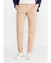 Светло-коричневые узкие брюки от Modis