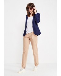 Светло-коричневые узкие брюки от Modis