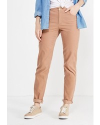 Светло-коричневые узкие брюки от Modis