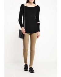 Светло-коричневые узкие брюки от Motivi