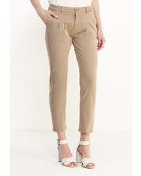 Светло-коричневые узкие брюки от Motivi