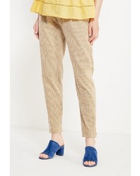 Светло-коричневые узкие брюки от Motivi