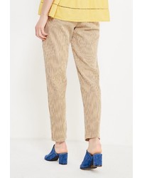 Светло-коричневые узкие брюки от Motivi