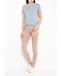 Светло-коричневые узкие брюки от Noisy May