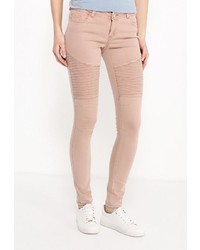 Светло-коричневые узкие брюки от Noisy May