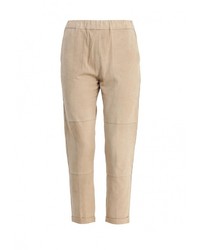 Светло-коричневые узкие брюки от Pinko