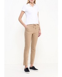 Светло-коричневые узкие брюки от Sela