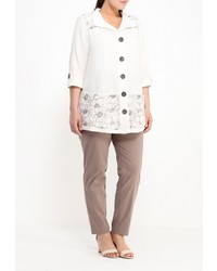 Светло-коричневые узкие брюки от Silver String