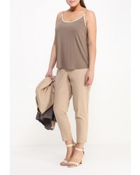 Светло-коричневые узкие брюки от Silver String