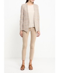 Светло-коричневые узкие брюки от Sisley