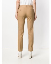 Светло-коричневые узкие брюки от Etro