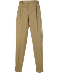 Мужские светло-коричневые хлопковые брюки от Paul Smith