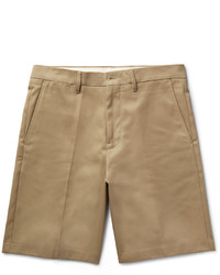Мужские светло-коричневые хлопковые шорты от Acne Studios