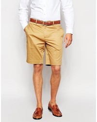 Мужские светло-коричневые хлопковые шорты от Asos