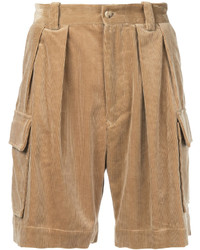 Мужские светло-коричневые хлопковые шорты от H Beauty&Youth