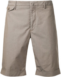 Мужские светло-коричневые хлопковые шорты от Incotex