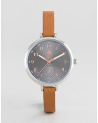 Женские светло-коричневые часы от Asos