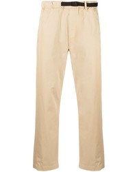 Светло-коричневые шерстяные брюки чинос от Woolrich