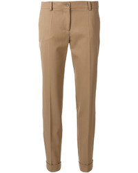 Женские светло-коричневые шерстяные брюки от P.A.R.O.S.H.