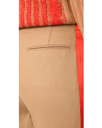 Светло-коричневые широкие брюки в вертикальную полоску от Rag & Bone