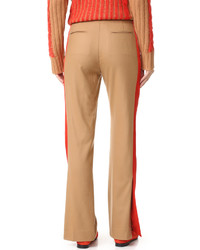 Светло-коричневые широкие брюки в вертикальную полоску от Rag & Bone
