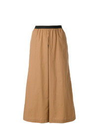 Светло-коричневые широкие брюки от Antonio Marras
