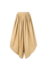 Светло-коричневые широкие брюки от Chloé