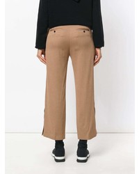 Светло-коричневые широкие брюки от Neil Barrett