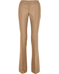 Светло-коричневые широкие брюки от Gucci