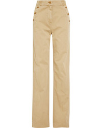 Светло-коричневые широкие брюки от J.Crew
