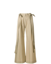 Светло-коричневые широкие брюки от Milla Milla