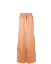 Светло-коричневые широкие брюки от Off-White