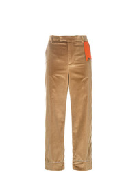 Светло-коричневые широкие брюки от The Gigi