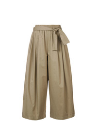Светло-коричневые широкие брюки от Tome