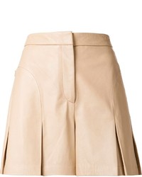 Женские светло-коричневые шорты со складками от Tibi