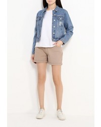 Женские светло-коричневые шорты от Camomilla