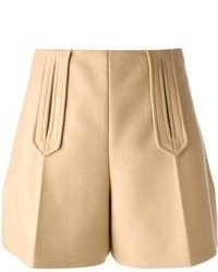 Женские светло-коричневые шорты от Carven