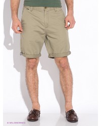 Мужские светло-коричневые шорты от GUESS