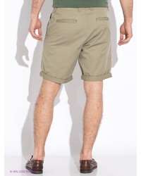 Мужские светло-коричневые шорты от GUESS