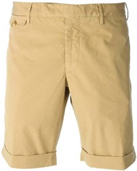 Мужские светло-коричневые шорты от Incotex