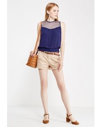 Женские светло-коричневые шорты от Jennyfer