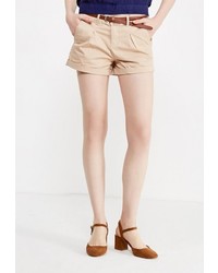 Женские светло-коричневые шорты от Jennyfer